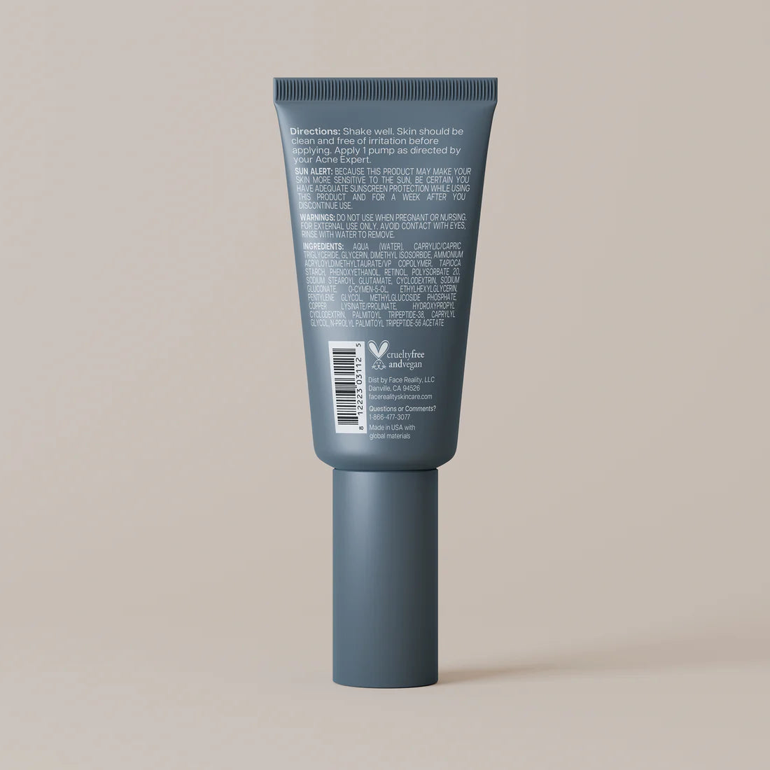 Retinol peptide serum