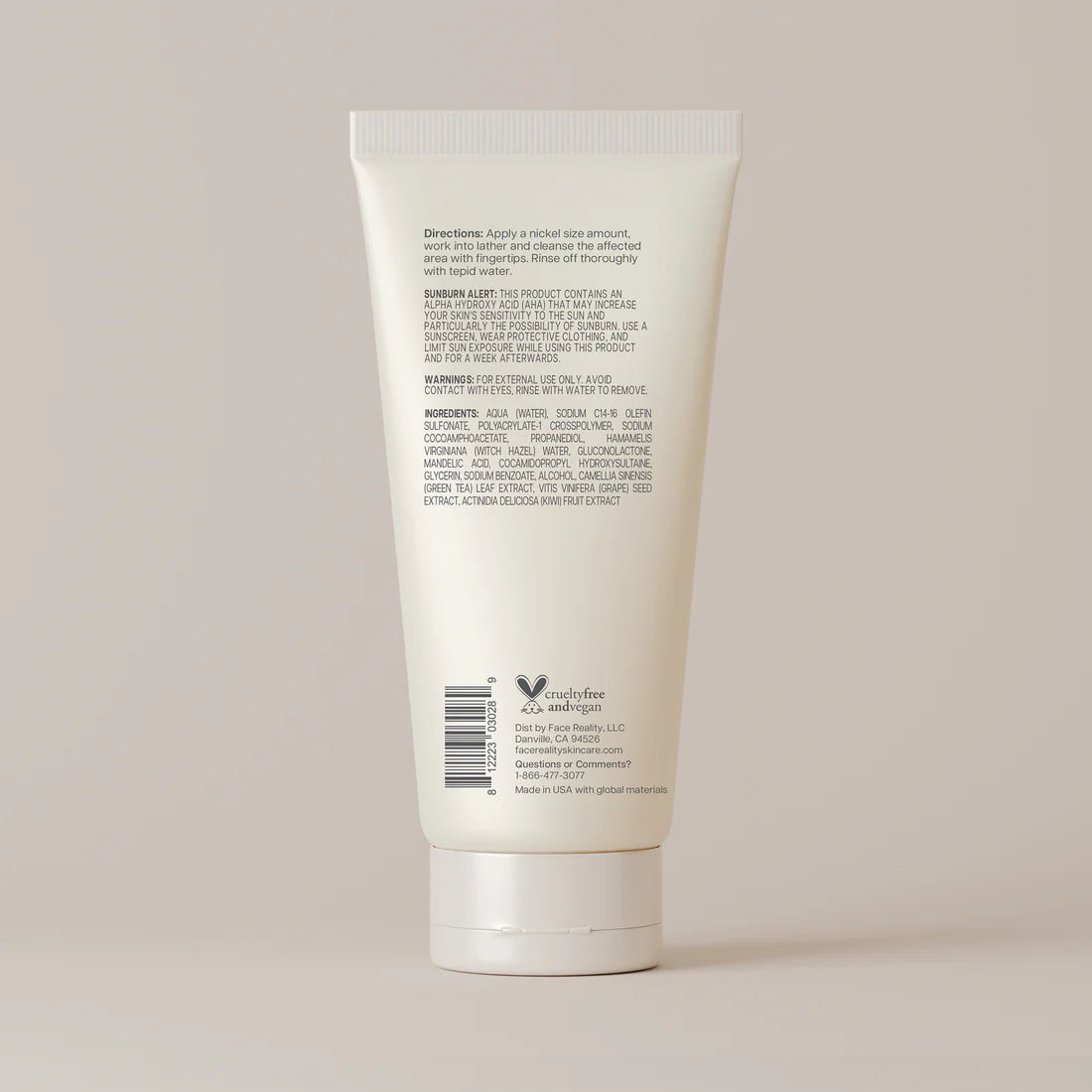 L-Mandelic face and body wash
